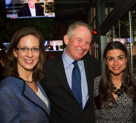 (from left) Benco Dental’s Kari Taylor and Incisal Edge editor Paul Jackson with Dr. Lisa Indelicato
