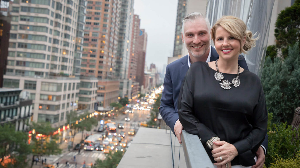 Dr. Andrew Zucker of this year’s 4040 with his wife, Natalie