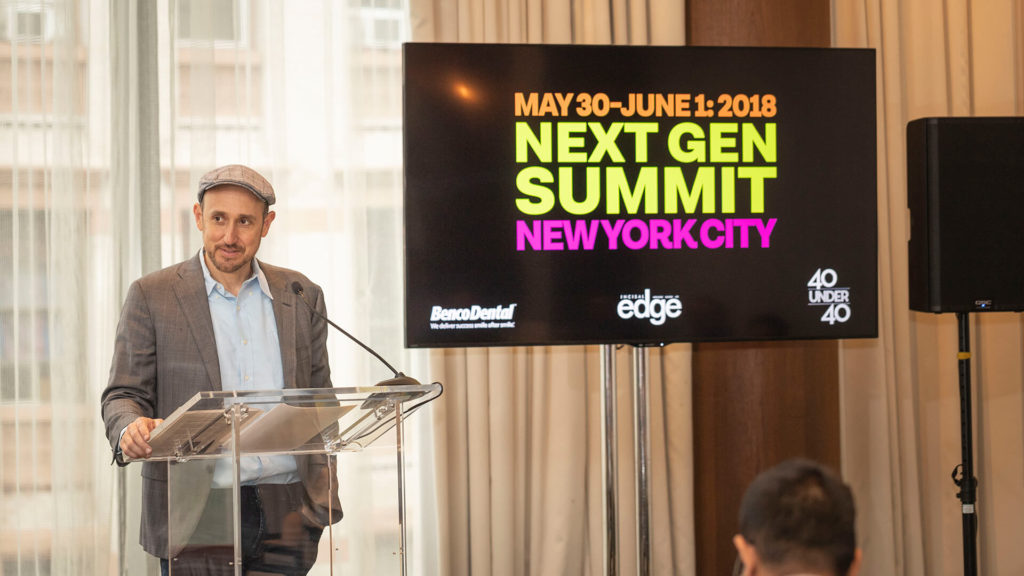 Forbes Media chief content officer Randall Lane gives an address at the #NextGenSummit