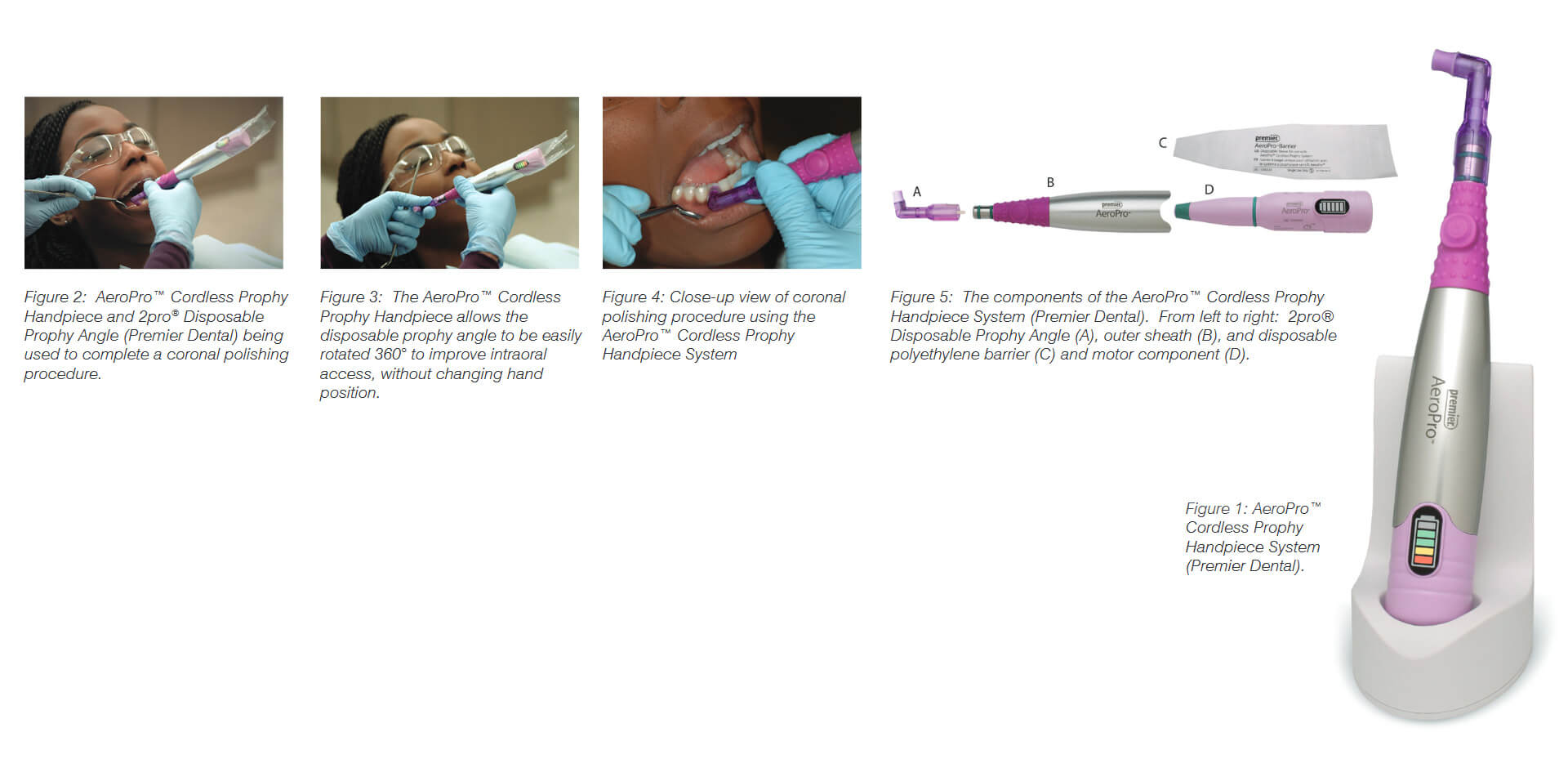 AeroPro™ Cordless Prophy Handpiece System (Premier Dental)