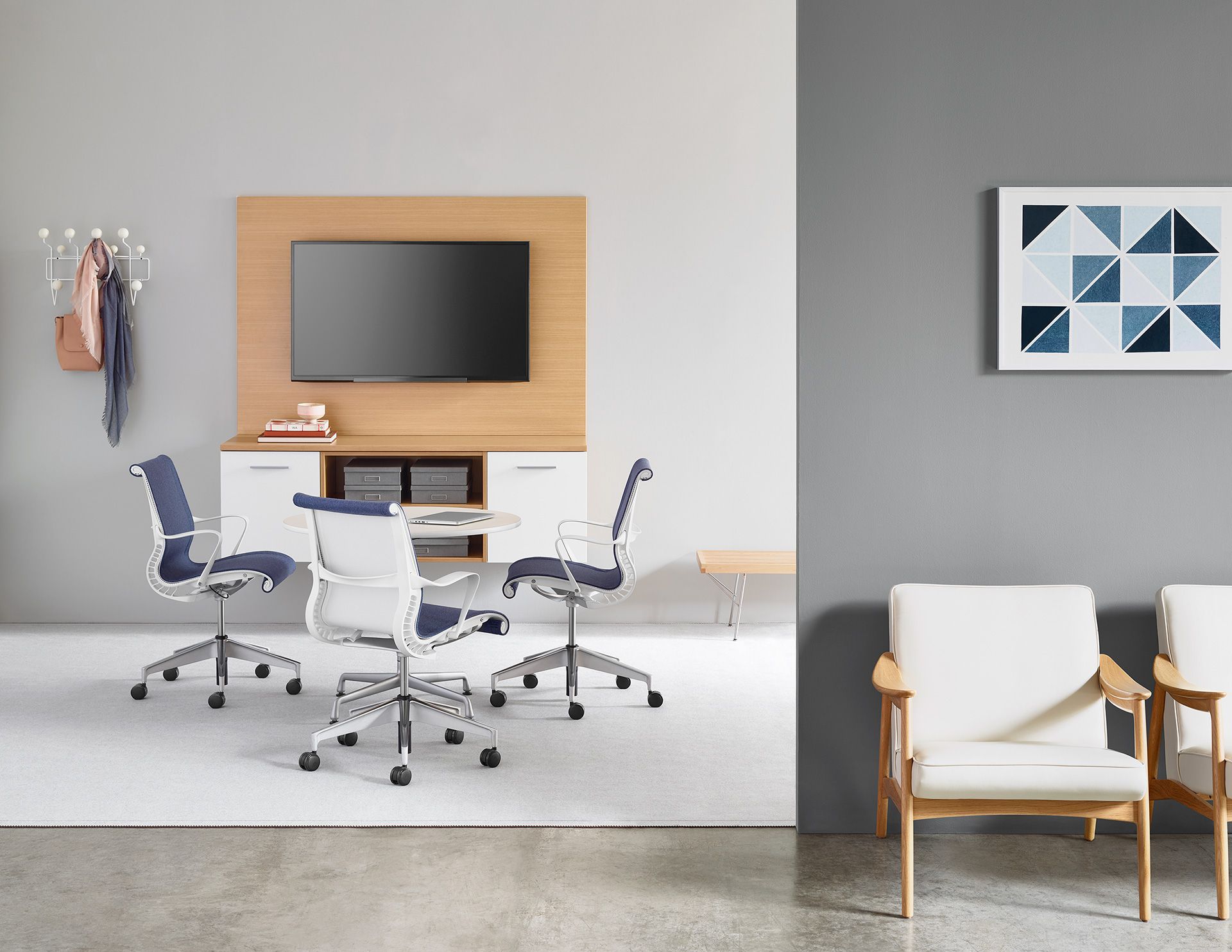 CABINET RANK: The seemingly limitless versatility of Herman Miller’s new Mora line