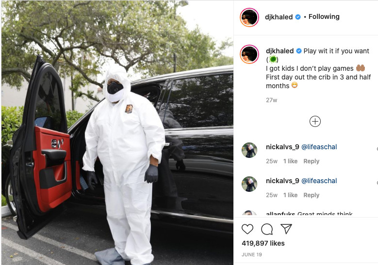 DJ Khaled goes to the dentist on Instagram