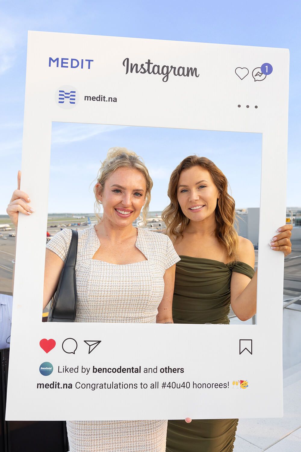 Medit territory sales manager Grace LoPilato and clinical trainer Samantha Dreer;