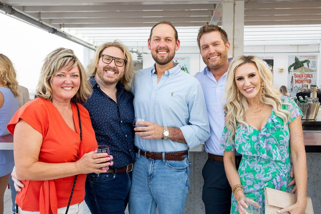 Benco Territory Representatives Trish Walker and Sebastian Green-Duncan with Shannon Duncan and 4040 power couple Drs. Daniel McGovern and Jancy A. Parkerson-McGovern;