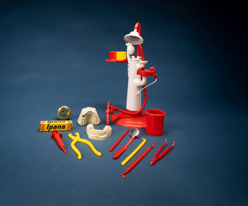 Closing the cultural gap: Though the Play Dentist set reflected the gender norms of its era, it likely still helped introduce future practitioners of both sexes to the basics of real dentistry. 