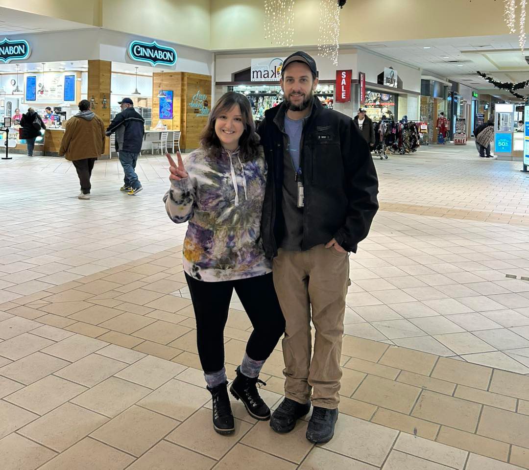 AIR APPARENT: Benco multimedia designer Melissa Diltz (left) brought her balloon artistry to the Wyoming Valley Mall in Wilkes-Barre Township, Pennsylvania, volunteering her time to construct a large-scale installation for a community event. Diltz regularly contributes her creative vision to both public spaces and company-wide celebrations. 