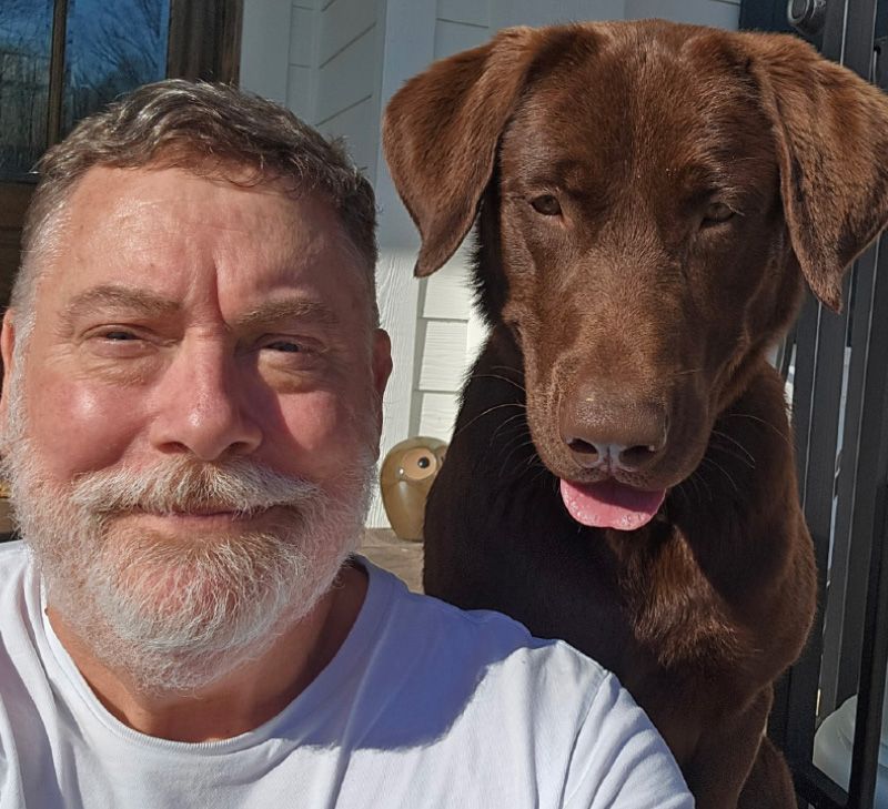 DOG DAYS: Dr. Johnston was awarded a provisional patent within weeks of his invention during summer 2020, but it would take years of waiting (and considerable legal fees) before final approval. 