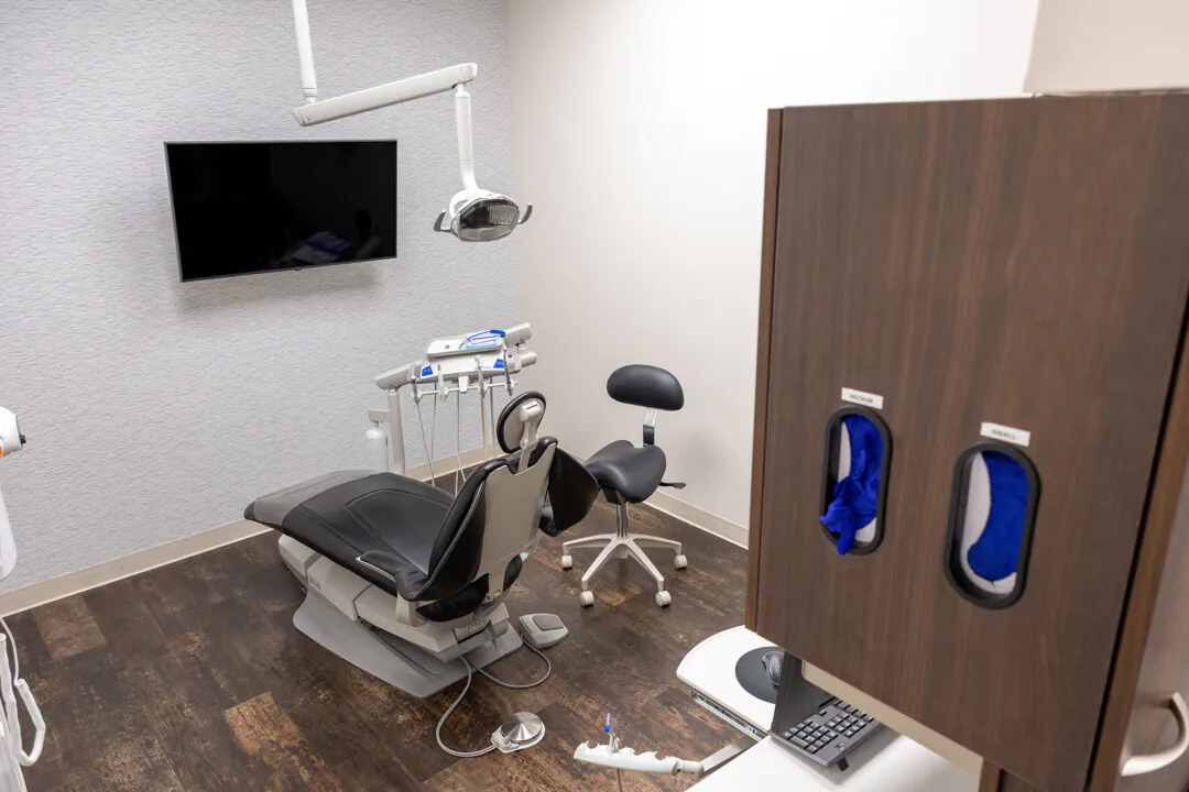 Trickle down: Rather than moving older equipment to the new office, Dr. Parry decided to start fresh with all new equipment and transfer the best legacy models to satellite offices. 