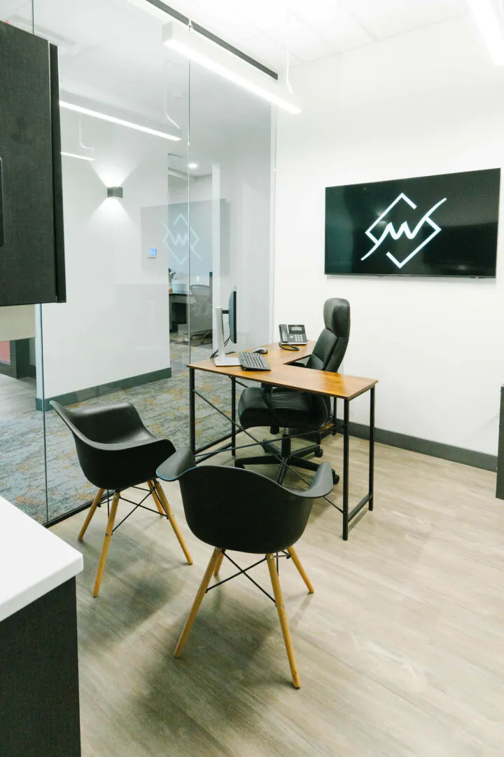 Designed around experience: “Every major design decision came back to one objective: creating a modern office that feels organized, welcoming and connected to the landscape and community around it,” Hashoul says.