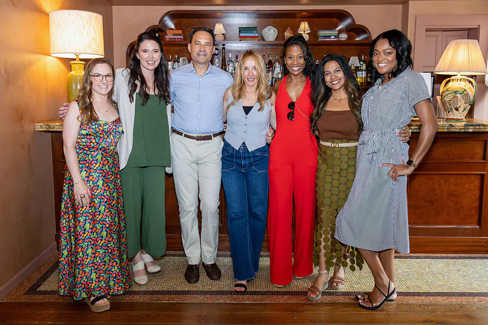 (8, from left) 4040 Drs. Stella C. Stavrou and Taylor Manalili with Benco Dental managing director Chuck Cohen, Stephenie Goddard and 4040 Drs. Jae M. Grymes, Khushbu Shah Parikh and Danielle Alyse Brown;