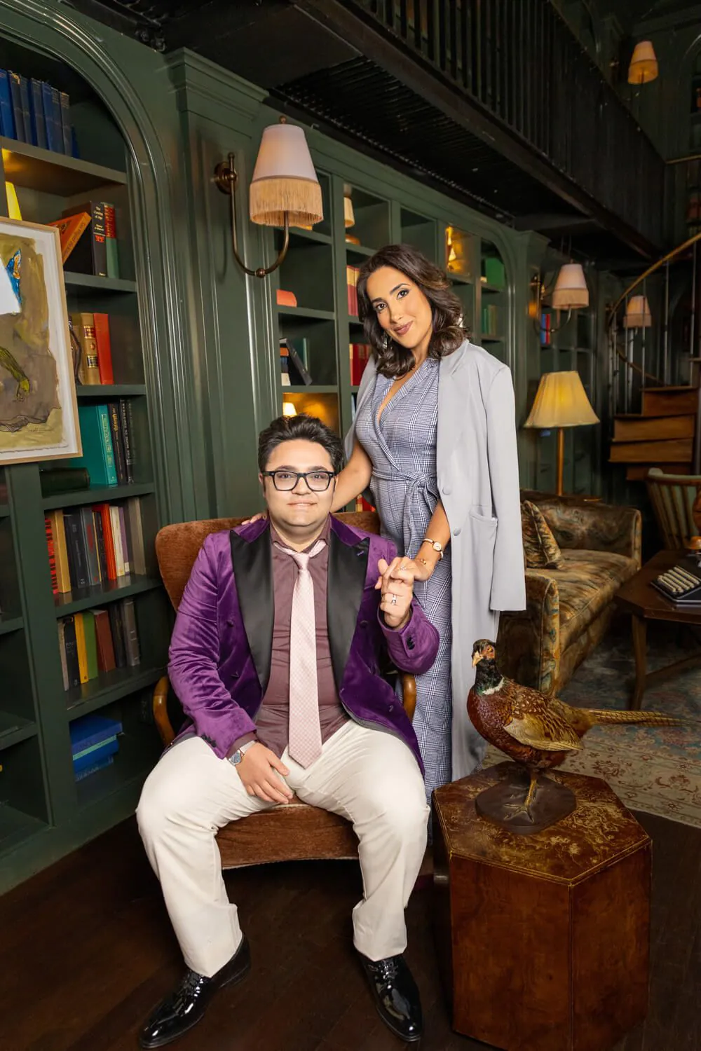(FROM LEFT) Drs. Moein Sadrkhani and Aisa Zamani